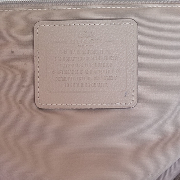 Coach New York Leather Convertible Cross Body or Shoulder Bag | Leather Purse - Picture 9 of 10